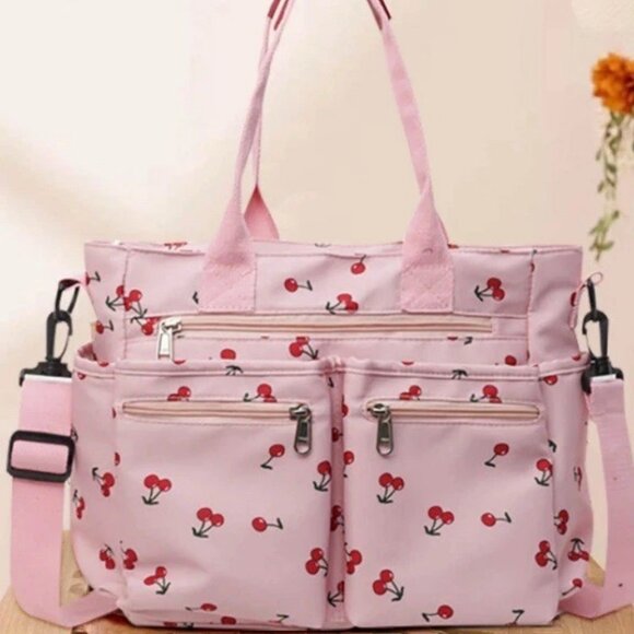 Cherry Printed Bag - Picture 1 of 2